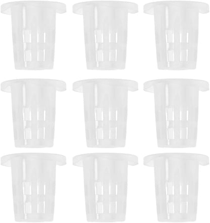 ya 26 10.21 baidi 100Pcs Hydroponic Net Pots Baskets for Hydroponics Slotted Mesh Net Cups