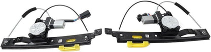 ya 28 10.13 zhengce Power Window Regulator Assembly for Jaguar XF X XFR-S 2009-2015 Black pair