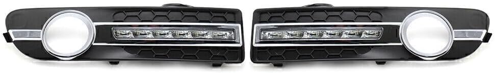 ya 4 8.8 LED Daytime Running Lights DRL Fit Volvo S80 S80L 2007-2013 2012 2011 2008 2009