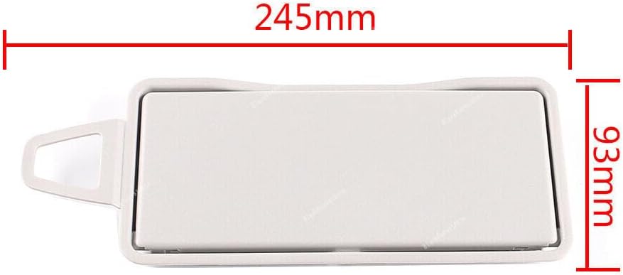 ya 4 8.10 Sun Visor Shade Makeup Mirror Cover Left for Mercedes-Benz E Class W212 Gray