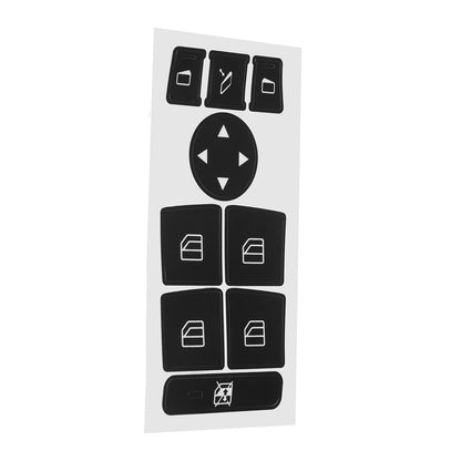ya 23 10.7 baidi Black Window Switch Button Repair Sticker Decal for for Mercedes-Benz 2007-2014 Auto