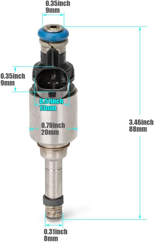 ya 10 9.16 baidi 4pcs For 2014-2017 for Kia for Hyundai for Elantra 2.0L L4 35310-2E500 Fuel Injectors NEW