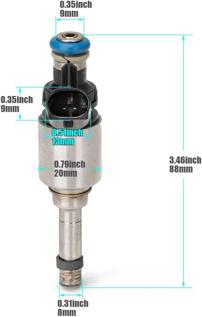 ya 10 9.16 baidi 4pcs For 2014-2017 for Kia for Hyundai for Elantra 2.0L L4 35310-2E500 Fuel Injectors NEW
