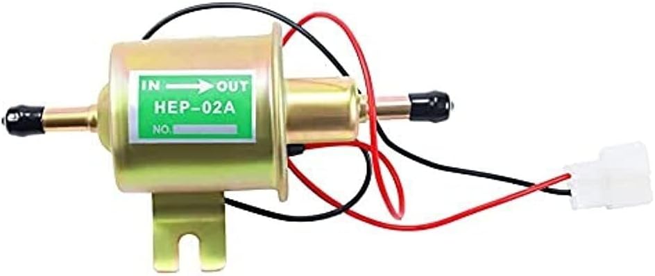 ya 5 8.24 baidi Electric Fuel Pump 12V Transfer Inline Fuel Pump for Lawn Mower Carburetor