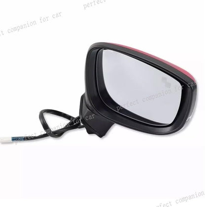 ya 11 9.14 baidiRight blind spot side door mirror heating with light for Mazda CX-5 2017-2019 Red -