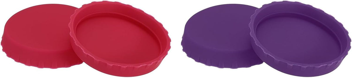 ya 14 9.20 baidi Silicone Soda Can Lids, 6Pcs Drink Cans Protector Cover Cap Red/Purple-1