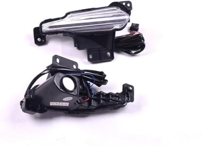 ya 2 8.15 1 set of LED DRL daytime running lights fog lights suitable for for Mazda 3 Axela 2017