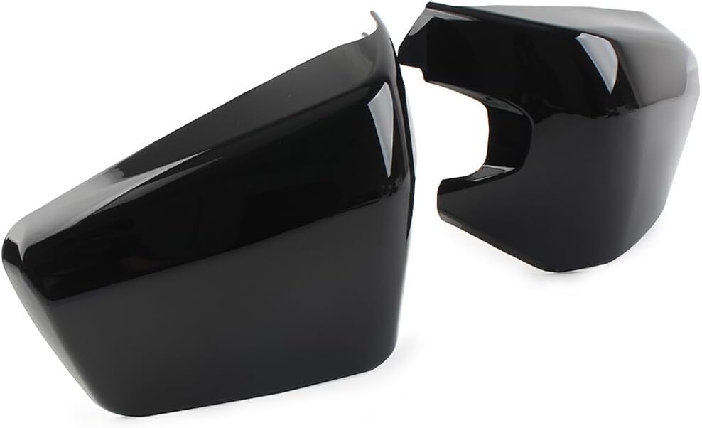 ya 23 10.7 baidi Battery Side Fairing Cover L & R for Honda Shadow Spirit/Shadow Aero 750 Black
