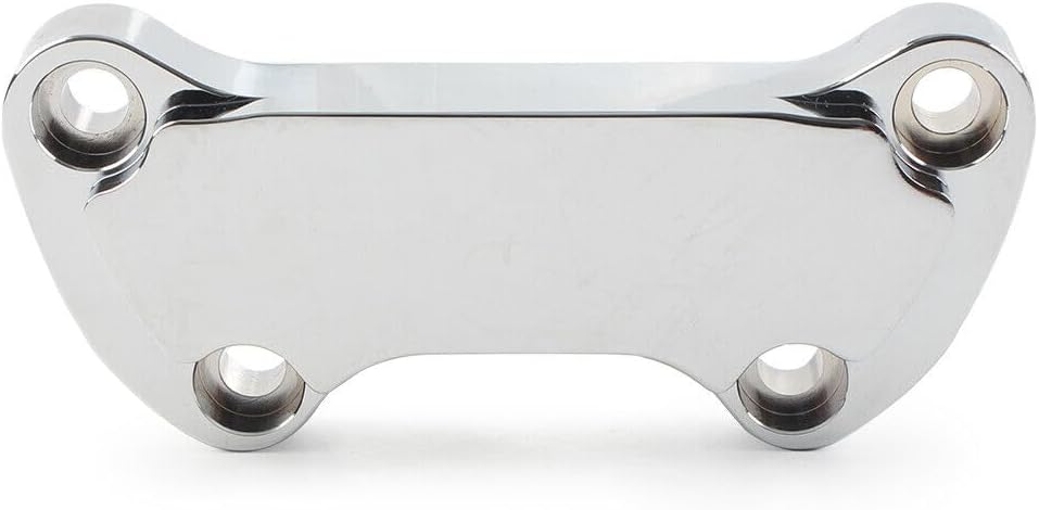ya 6 8.14 1 Handlebar Riser Top Clamp Cover for Harley Dyna Softail Sportster 883 Chrome