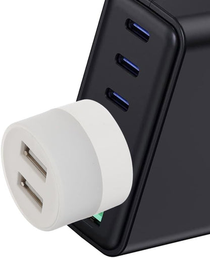 ya 13 9.15 baidi 2 Pcs USB Extender Night Light Baby Child Atmosphere Lighting Ambient Car