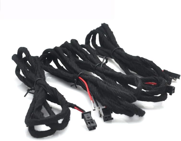 ya 5 8.10 4x Retrofit Door light Cable step courtesy for BMW E87 E90 E60 E63 E70 E91 E92