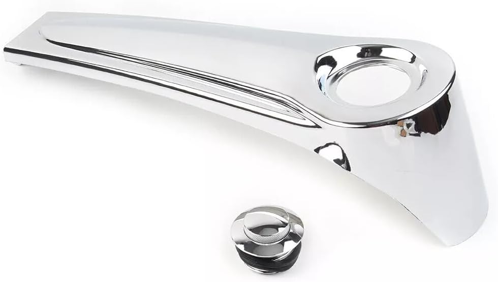 ya 23 10.7 baidi Chrome Dash Panel+ Tank Cap Cover for Harley Electra Street Road Glide 86-07