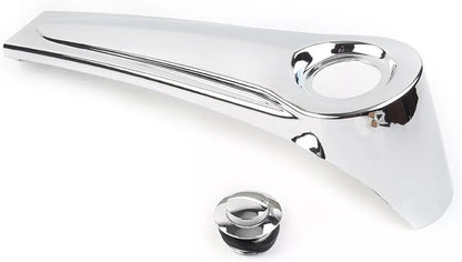 ya 23 10.7 baidi Chrome Dash Panel+ Tank Cap Cover for Harley Electra Street Road Glide 86-07