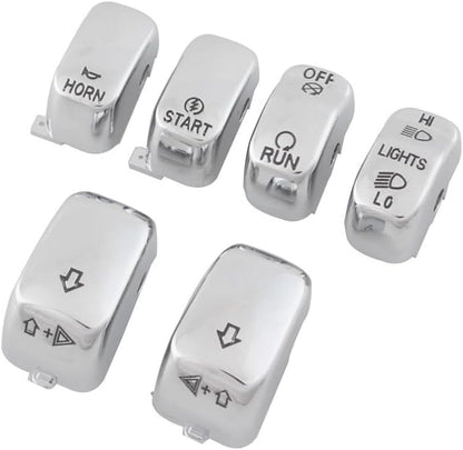 ya 4 8.24 baidi 6-piece handle control switch button cover for Harley Dyna 1996-2013