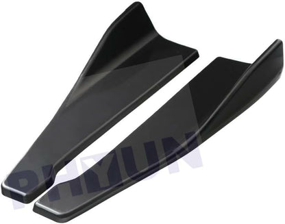 ya 2 8.15 2 Pcs Modified Rear Lip Side Skirt Bumper Spoiler Splitters Universal For Sedan