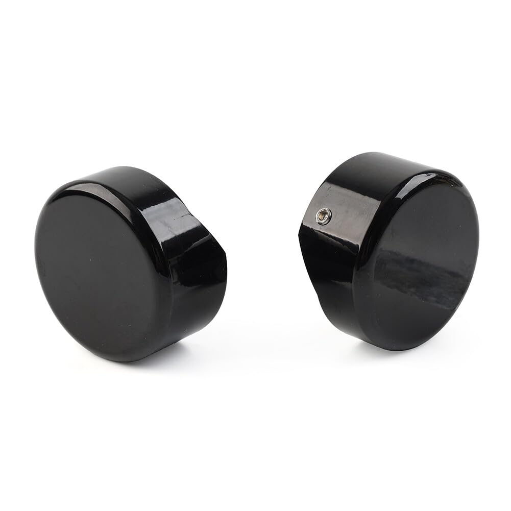 ya 6 8.14 Black Upper Fork Nuts Caps for Harley Softail Breakout FXBR FXBRS 2018-2023