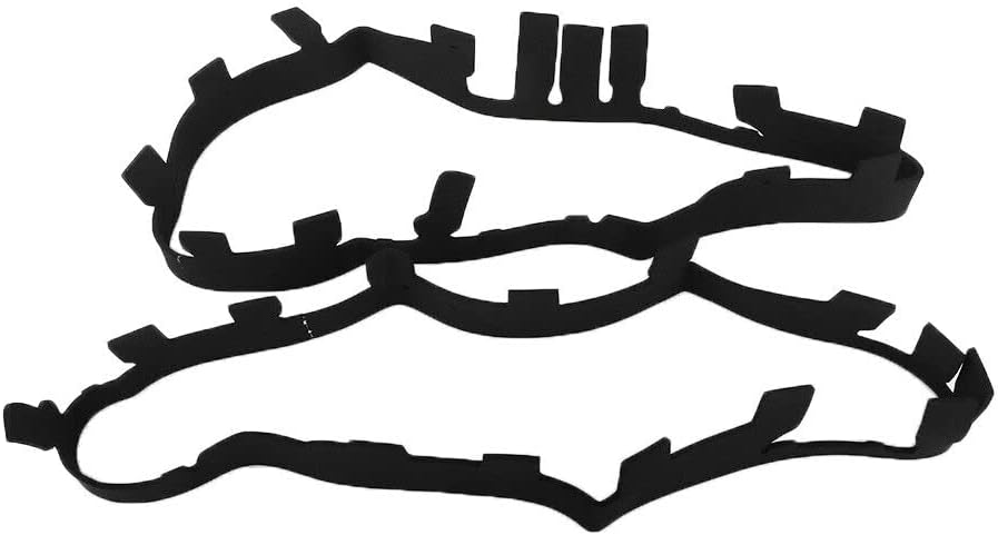 ya 4 8.10 Headlight Headlamp Lens Replace Covers Black Gaskets for 2005-2013 C6 for Corvette