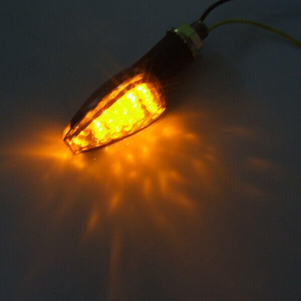 ya 11 9.14 zhengce 4xMotorrad for Mini Blinker Blinkleuchte E-Pr¨¹fzeichen12mm LED 12V Universa
