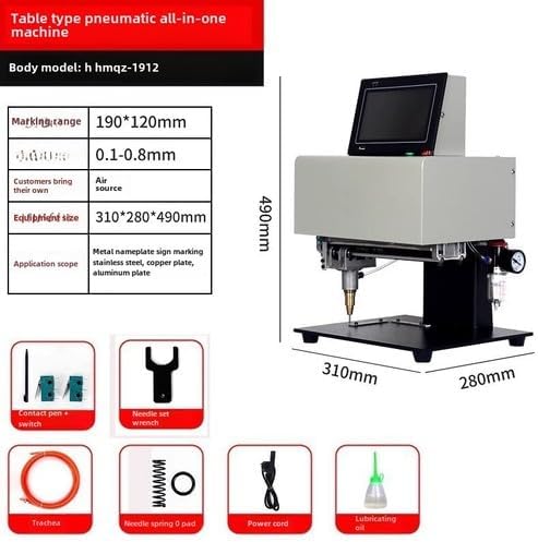 ya 14 9.20 zhengce Laser Pneumatic Electric Marking Machine Metal meplate Engraving Machine-7
