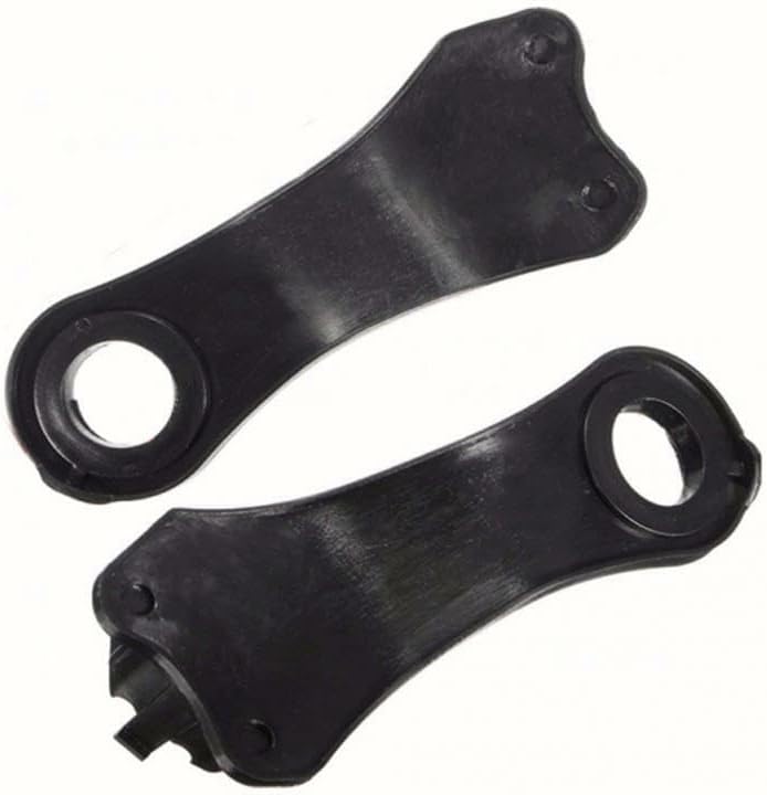 ya 4 8.10 Suitable for BMW 5 Series E60 E61 2 pairs of headlight repair bracket clips black 525i 545i