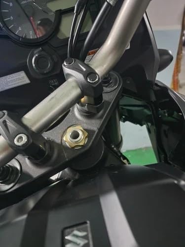 ya 13 9.15 baidi 28mm 1-1/8 Handlebar Riser Adapter 3/4Bar Clamp for Suzuki DL 1000 /XT V-Strom