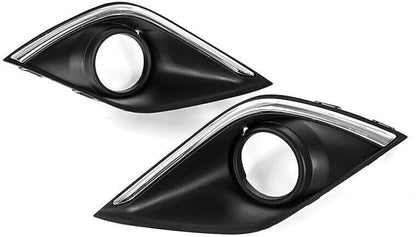 ya 4 8.14 2pcs/pairs Front fog lamp cover border trim for Mitsubishi Outlander 2016-2019