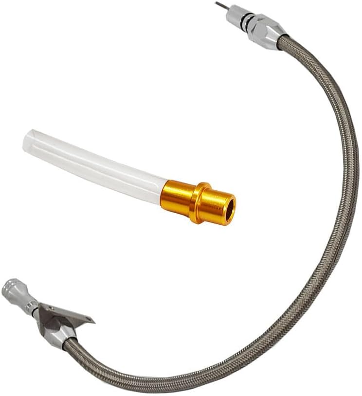 ya 10 9.16 baidi Flexible stainless steel transmission straw fits for Chevrolet GM TH350 Tranny SBC BBC-