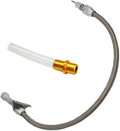 ya 10 9.16 baidi Flexible stainless steel transmission straw fits for Chevrolet GM TH350 Tranny SBC BBC-