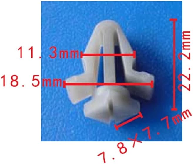 ya 2 8.15 20-Pack Plastic Grille Clips for Infiniti Suitable for Nissan D21 720 BDI 925