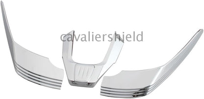 ya 23 10.7 baidi ABS Chrome Rear Mudguard Edge Fender Trim Tip For Indian Scout Models 2015-2022