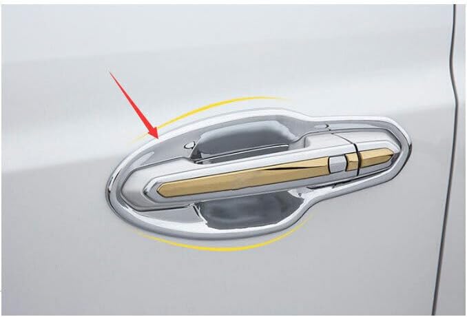 ya 5 8.10 for Cadillac XT5 17-2019 ABS Chrome Exterior Side Door Bowl Moulding Cover Trim