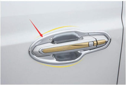 ya 5 8.10 for Cadillac XT5 17-2019 ABS Chrome Exterior Side Door Bowl Moulding Cover Trim