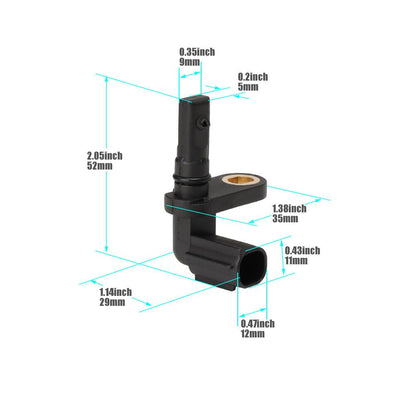 ya 10 9.16 zhengce 2 pcs ABS Wheel Speed Sensor Left and Right for Toyota Tundra Sequoia Tundr