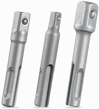 ya 14 9.20 baidi Transform Your Hand Socket Set with Drill Bits Extension Rods 3pcs Kit-2