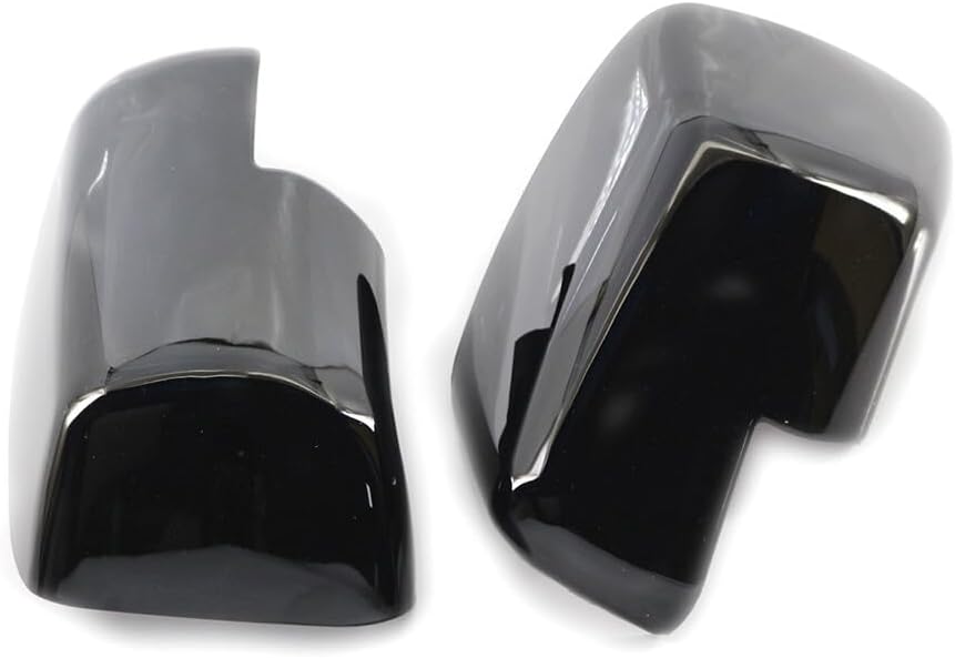 ya 11 9.14 baidiGloss Black Rearview Mirror Cover Caps Fit for Land Rover Discovery 3 lander 2
