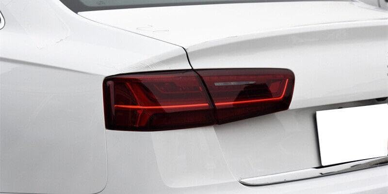 ya 7 8.24 baidi 1PCS Left Side Outside Rear Tail Lights Lamp Cover Fit for Audi A6 C7 2016-2017