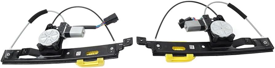 ya 2 8.15 Power Window Regulator Assembly for Jaguar XF X XFR-S 2009-2015 Black pair