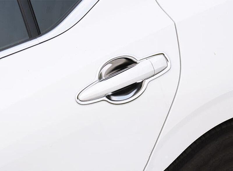 ya 5 8.10 for Nissan Sentra 20-23 Steel Silver Exterior Side Door Bowl Moulding Cover Trim