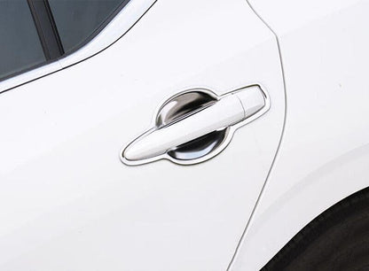 ya 5 8.10 for Nissan Sentra 20-23 Steel Silver Exterior Side Door Bowl Moulding Cover Trim