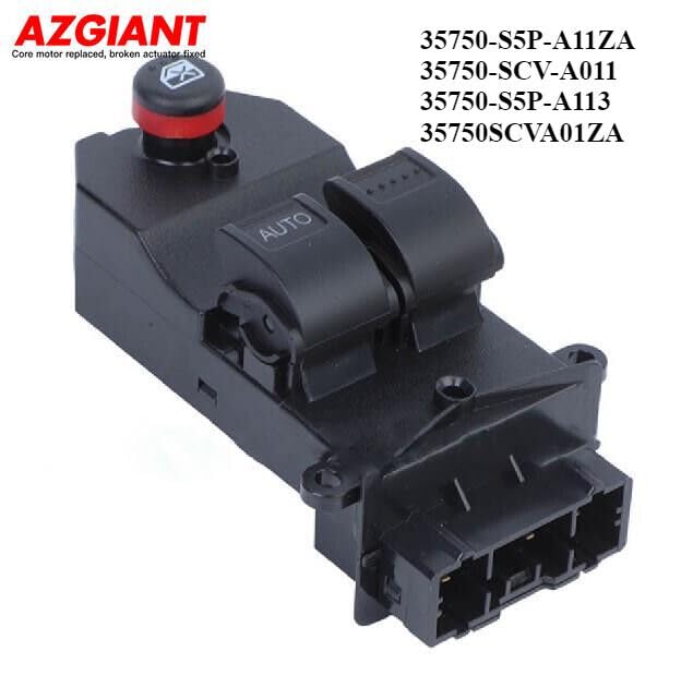 ya 3 8.24 baidi Master Power Window Door Control Switch Driver Left Suitable for Honda Civic 2001-2005