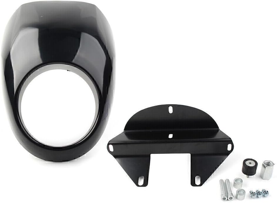 ya 23 10.7 baidi Front Headlight Cowl Fairing Light Cover Fit for Harley Sportster Dyna XL883 XL1200