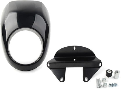ya 23 10.7 baidi Front Headlight Cowl Fairing Light Cover Fit for Harley Sportster Dyna XL883 XL1200