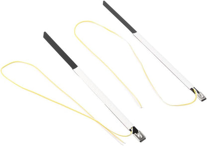 ya 7 8.24 baidi 2x Motorcycle Bike Fork Turn Signal LED Indicators Blinkers Light Strips Amber