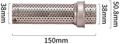 ya 4 8.8.2 Motorcycle Insert Muffler 51mm Tail Tip Vent Pipe Baffle Silencer