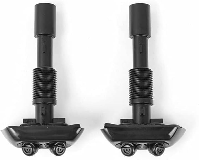 ya 4 8.24 baidi 1Pair Left & Right Black Headlight Washer Nozzles for 740iL 750iL for BMW E38