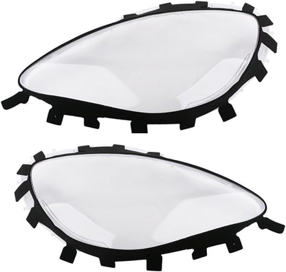 ya 4 8.10 2X Headlight Lenses Replacement Covers + Gaskets Clear For 2005-13 C6 for Corvette