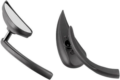 ya 2 8.15 Motorcycle Side Mirror Rearview Mirrors Black Fit for Harley Cruiser Chopper Custom