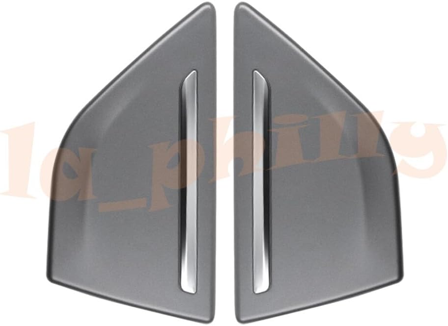 ya 5 8.10 2x Front Right+Left Side Metal Gray Car Ashtray Cover Fit for 2015 for BMW