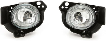 ya 2 8.15 A pair of transparent lens fog light set with baffle and wire switch suitable for Mazda 3 2014-2016