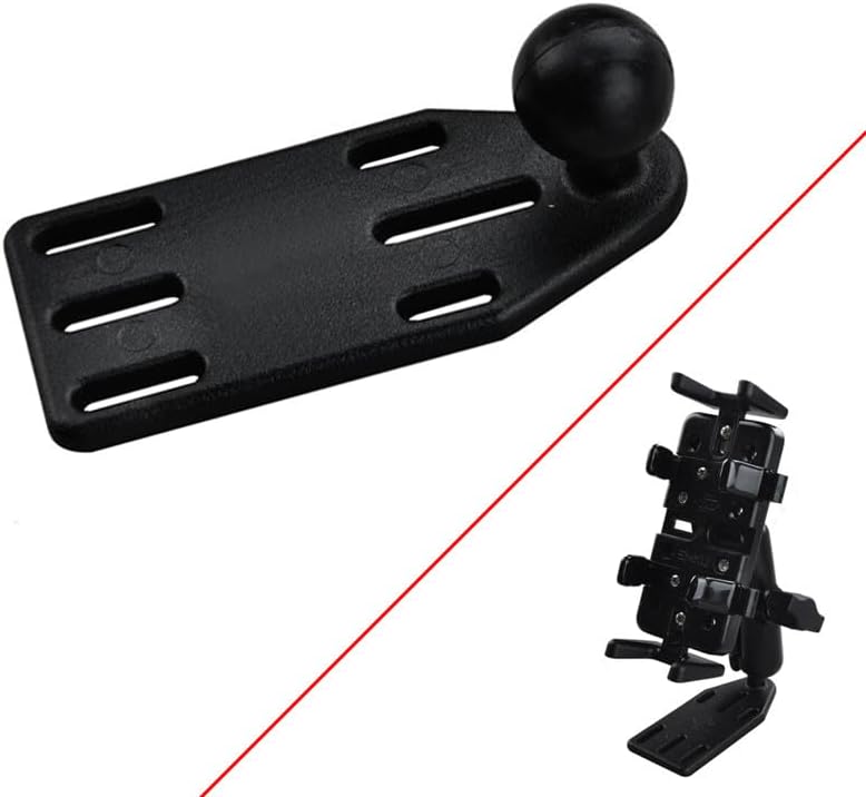 ya 4 8.24 baidi Spherical motorcycle brake/clutch reservoir cover base suitable for mobile phone holder
